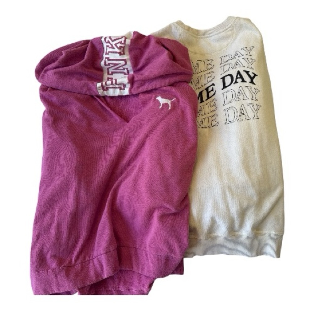 VS Pink Sweatshirt Bundle of 2 Size Large
